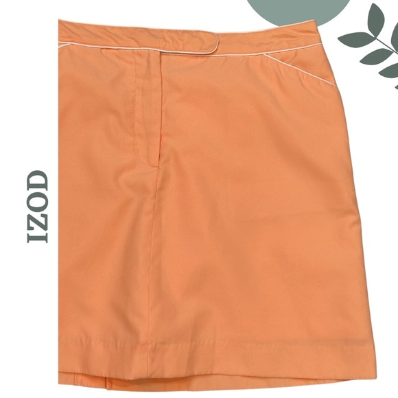 🛍️3/$40 IZOD Performance Skort | Golf & Tennis Wear | Piped Detail Size 8 - Picture 5 of 6
